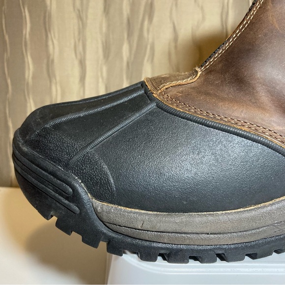 Propet Blizzard Zippered Snow Men's 9.5 XX 5E Brown Black Thinsulate M3792 BRB - Picture 7 of 16